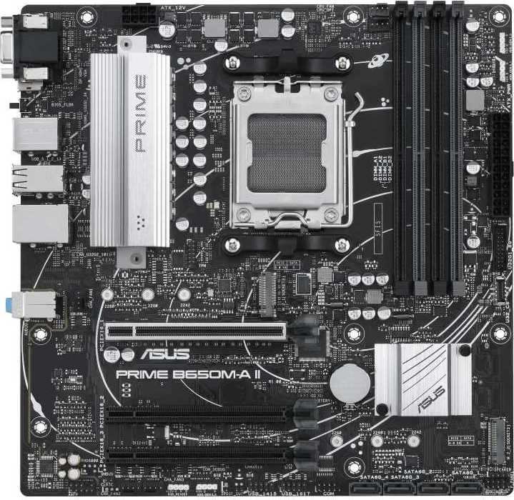 ASUS MB Sc AM5 PRIME B650M-A II-CSM, AMD B650, 4xDDR5, 1xDP, 1xHDMI, 1xVGA, mATX