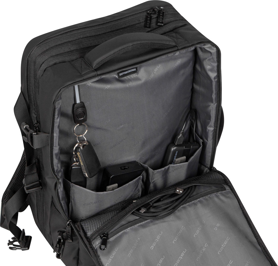 Brašna pro NB 17,3" Natec CAMEL PRO, černá