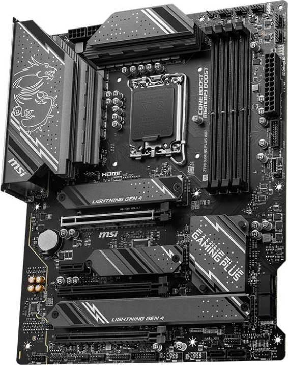MSI MB Sc LGA1700 Z790 GAMING PLUS WIFI, Intel Z790, 4xDDR5, 1xDP, 1xHDMI, Wi-Fi