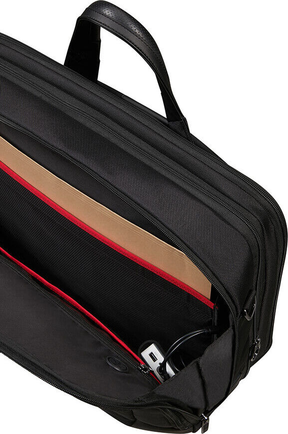 Samsonite PRO-DLX 6 Bailhandle 17.3" EXP Black
