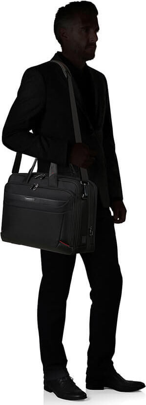 Samsonite PRO-DLX 6 Bailhandle 17.3" EXP Black