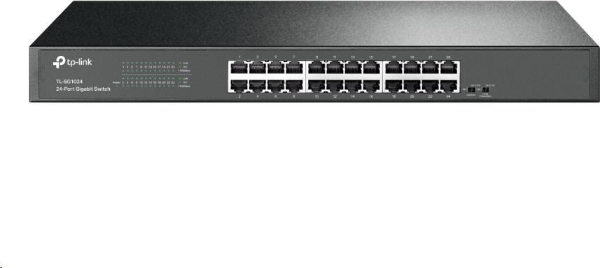 TP-Link switch TL-SG1024 (24xGbE, fanless)
