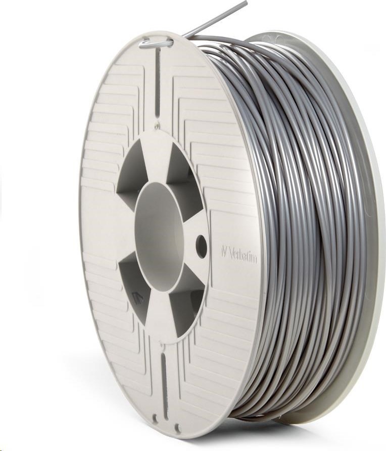 VERBATIM Filament pre 3D tlačiarne PLA 2.85mm, 126m, 1kg strieborná (OLD model 55283)