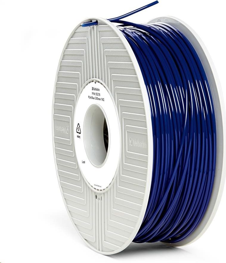 VERBATIM Filament pre 3D tlačiarne PLA 2.85mm, 126m, 1kg modrá