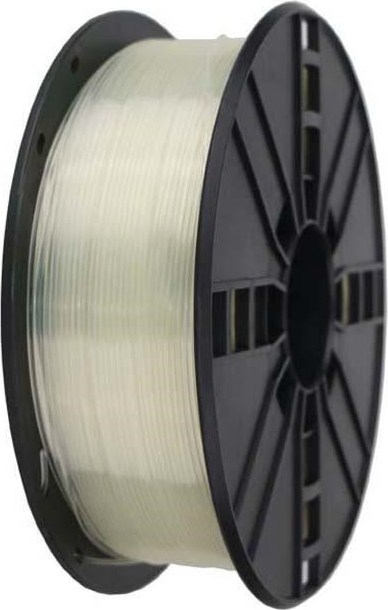 PLA plastic filament pre 3D tlač, priemer 1,75mm, farba transparent, Gembird