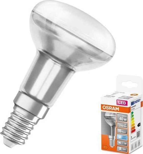 OSRAM LED STAR R50 E14 2,6W/840 SR5040W studená