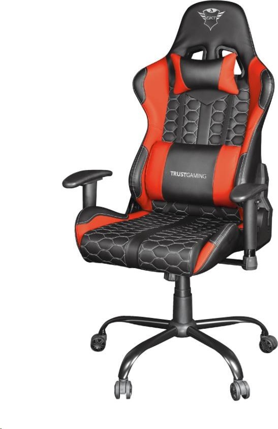 TRUST herní křeslo GXT 708R Resto Gaming Chair, červená