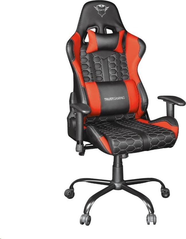TRUST herní křeslo GXT 708R Resto Gaming Chair, červená