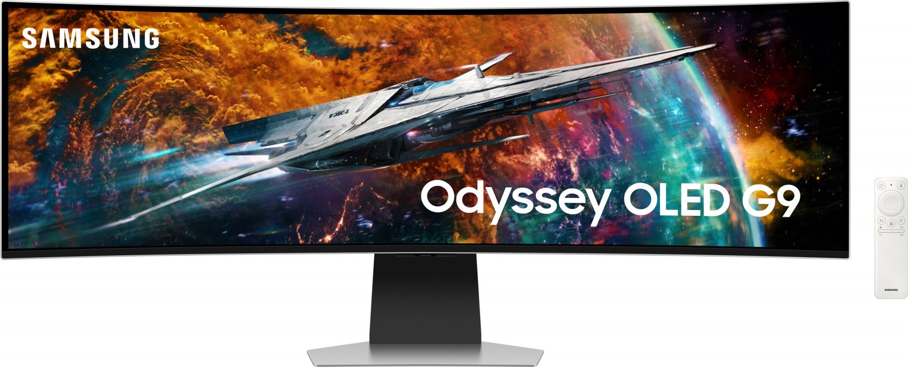 SAMSUNG MT LED LCD 49" Odyssey OLED G9(G95SC)Smart LS49CG950SUXDU-prohnutý,OLED,5120x1440 Double QHD,0,03ms,240Hz,HDM,DP