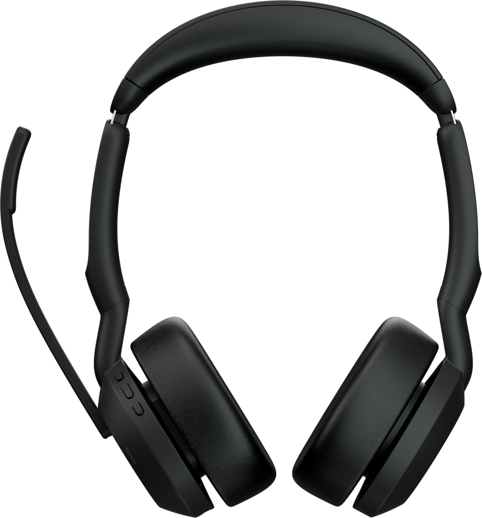 Jabra Evolve2 55/Stereo/ANC/USB-C/BT-USB/Bezdrát/MS/Černá