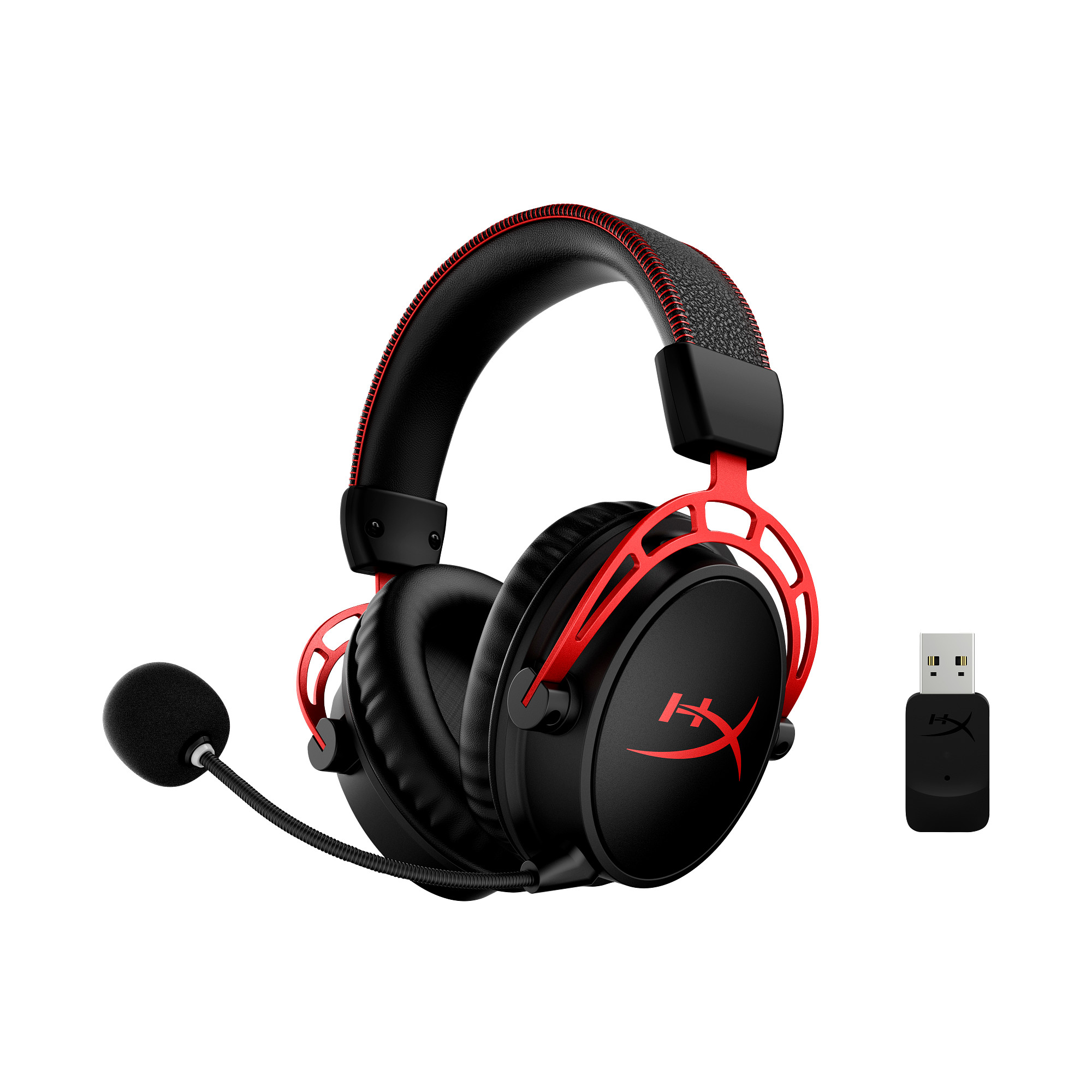 HP Inc. HP Renew HyperX Cloud Alpha - Wireless Gaming Headset (Black-Red)