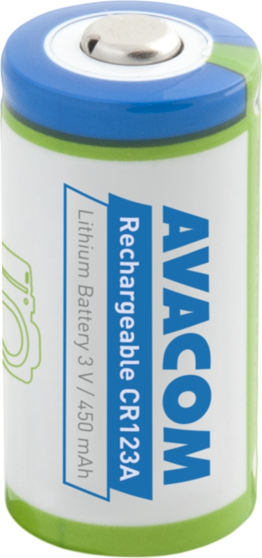AVACOM nabíjecí fotobaterie Avacom CR123A 3V 450mAh 1.4Wh