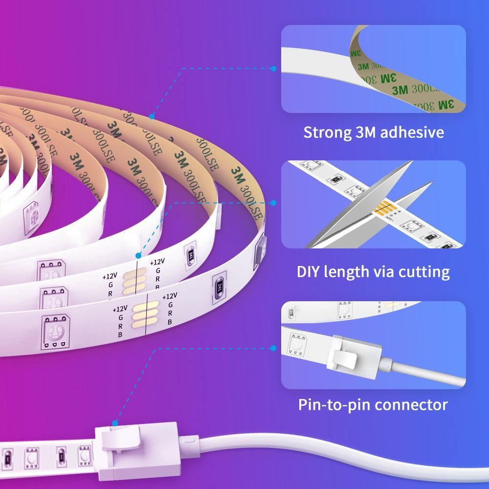 Govee WiFi RGB Smart LED pásek 5m