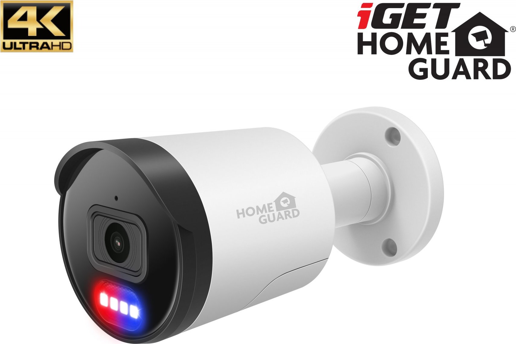 iGET HOMEGUARD HGNVK88504 - PoE 4K UltraHD NVR CCTV 8CH + 4x kamera