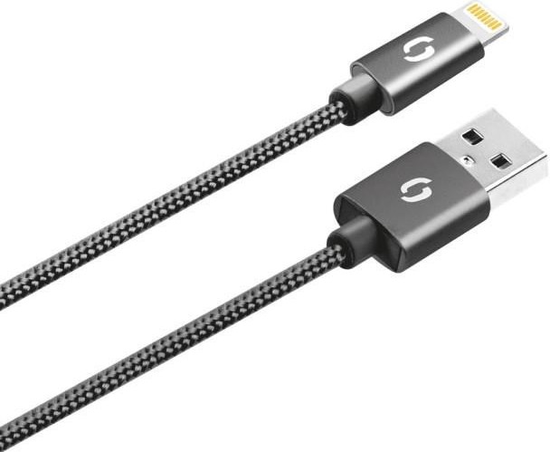 ALIGATOR datový kabel  PREMIUM 2A, Lightning, délka 50 cm, černá