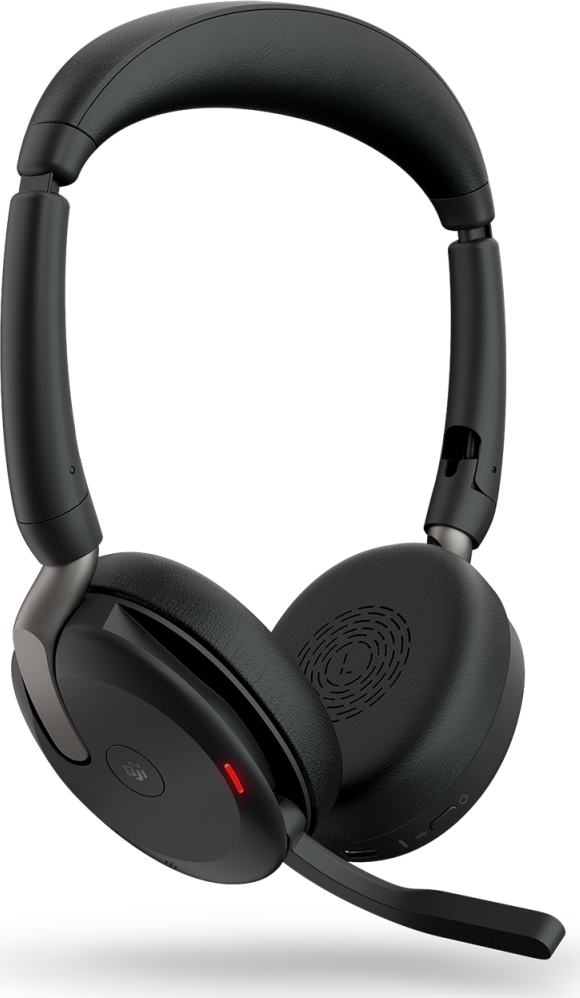 Jabra Evolve2 65 Flex/Stereo/ANC/USB-C/BT-USB/Bezdrát/MS/Černá