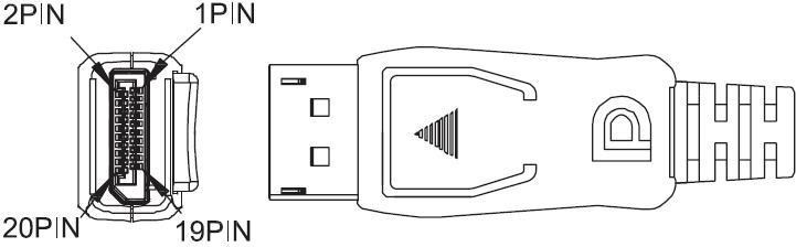 PremiumCord přípojný kabel DisplayPort M/M 1m