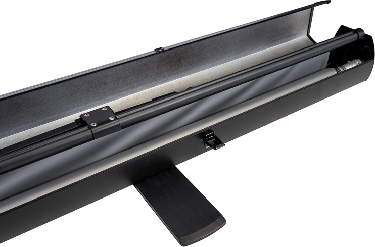 Plátno AVELI PREMIUM,floor up manual,black,221x124(16:9) 100"