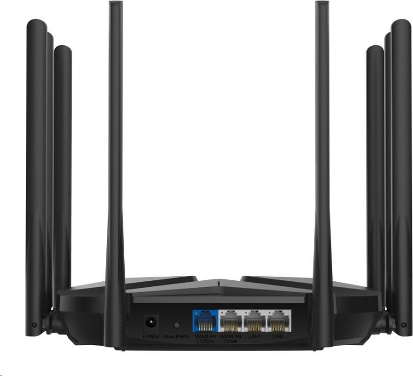 MERCUSYS MR90X WiFi6 router (AX6000,2,4GHz/5GHz, 1x2,5GbELAN/WAN,1xGbEWAN/LAN, 2xGbELAN)