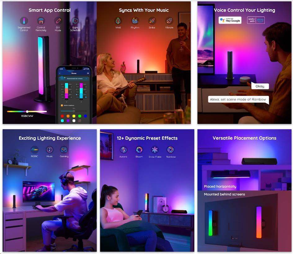 Govee Flow Plus SMART LED TV & Gaming - RGBICWW