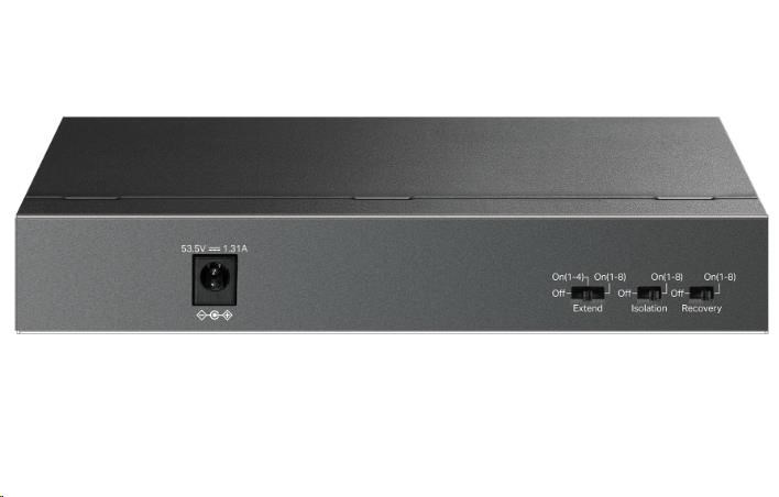 TP-Link LiteWave switch LS109P (9x100Mb/s, 8xPoE+, 63W, fanless)