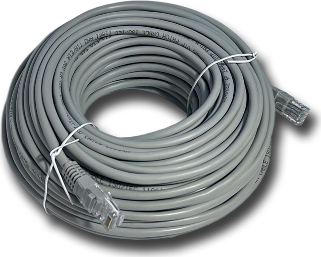 DATACOM Patchkabel 30m , UTP , Cat5e , RJ45,  šedý
