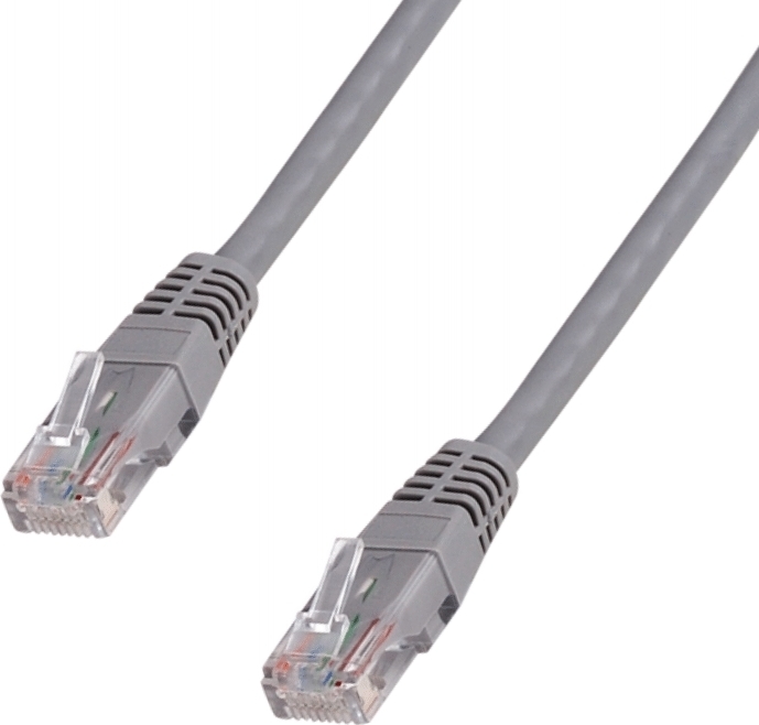 DATACOM Patchkabel 0,25 m , UTP, Cat5e, RJ45, šedý
