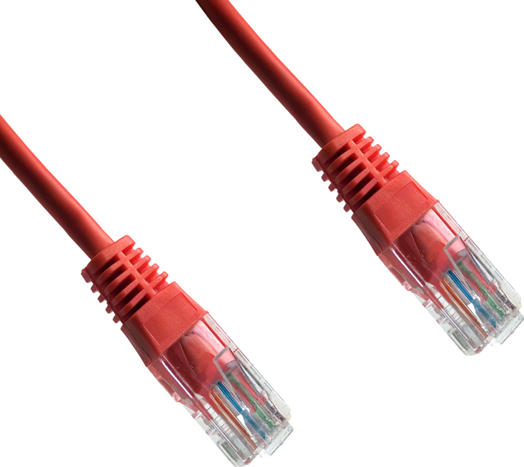 DATACOM patch cord UTP cat5e 0,5M oranžový