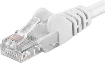 PremiumCord Patch kabel UTP RJ45-RJ45 CAT6 1,5m bílá