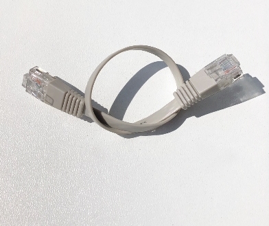 DATACOM Patch cord UTP CAT6 0,25m šedý FLAT plochý