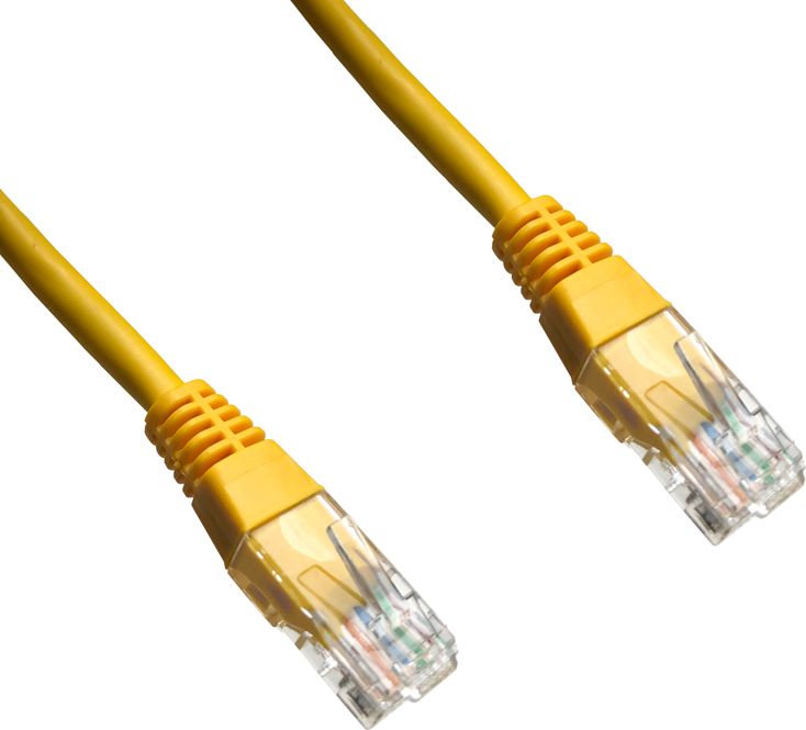DATACOM Patch cord UTP Cat6 1m žlutý