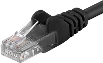 PremiumCord Patch kabel UTP RJ45-RJ45 level 5e 7m černá