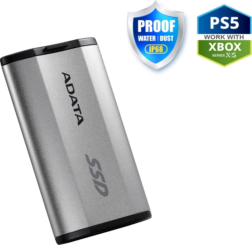 A-Data ADATA External SSD 500GB SD810 USB 3.2 USB-C, Stříbrná