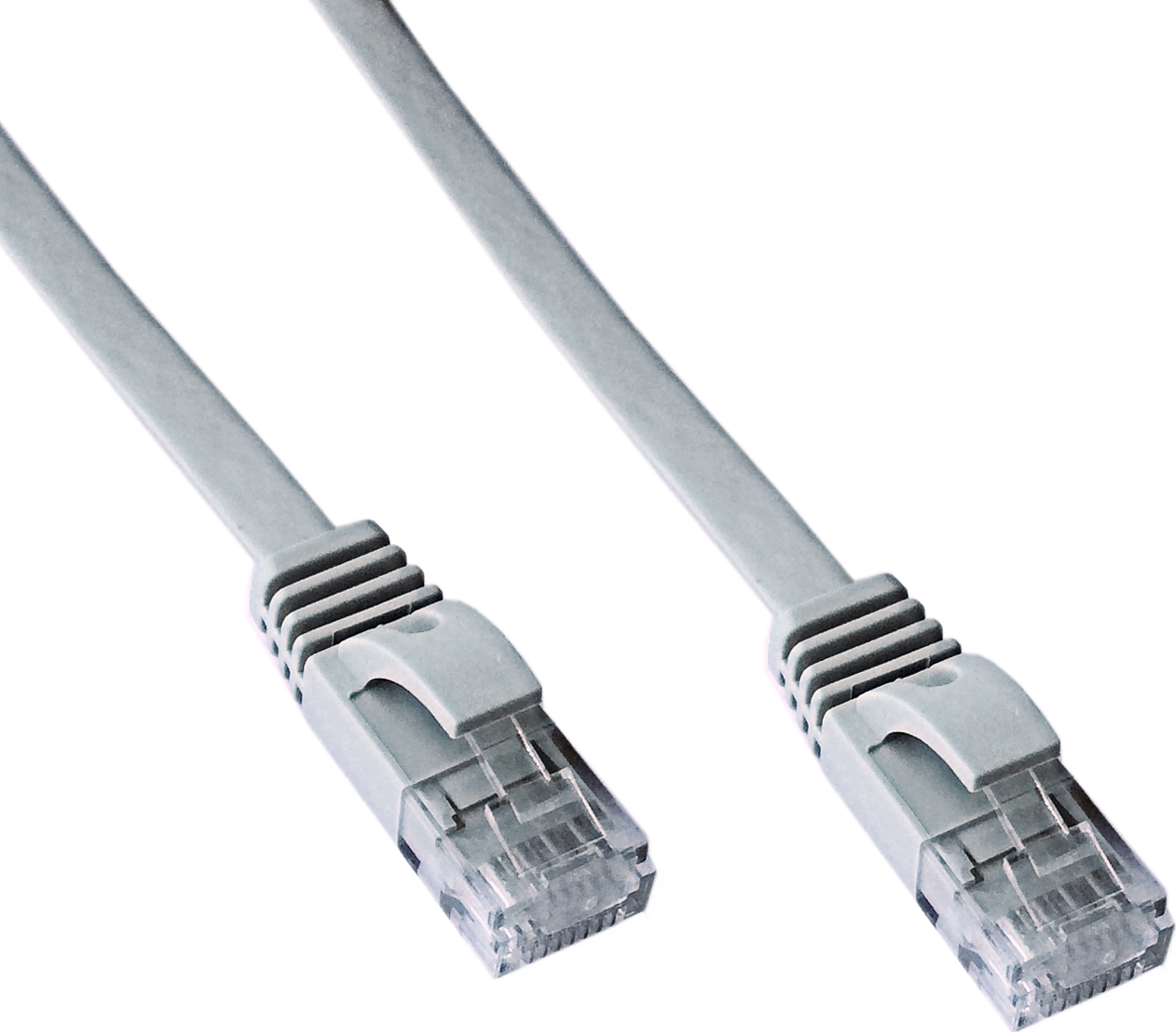 DATACOM Patch cord UTP CAT6 0,5m šedý FLAT plochý