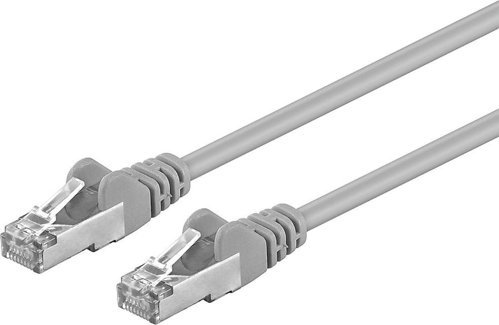 Premiumcord Patch kabel CAT 6a S-FTP,RJ45-RJ45,LSOH, AWG 26/7 5m šedá