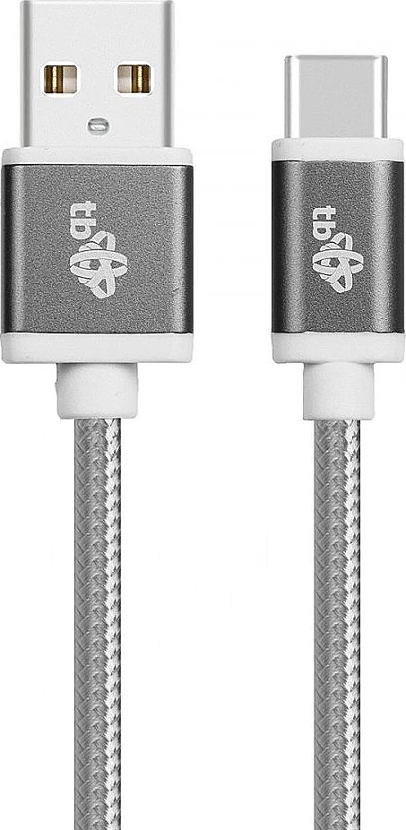 TB TOUCH TB Cable USB - USB C 1.5 m gray tape