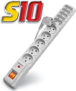 Rozvodný panel ACAR S10/3m 5+5x220V černý+přep.och