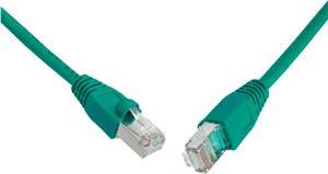 SOLARIX patch kabel CAT5E SFTP PVC 3m zelený snag-proof
