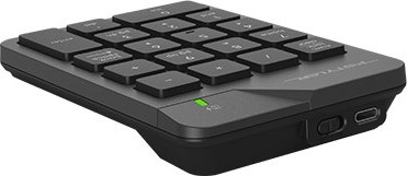 A4tech FSTYLER bezdrátová numerická klávesnice, šedá