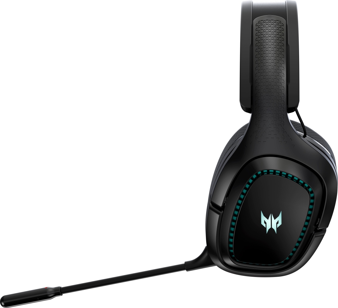 ACER Predator Galea 550 - bezdrátová herní sluchátka BT+2.4RF; 50mm neodymové měniče; odnímatelný mikrofon; fre