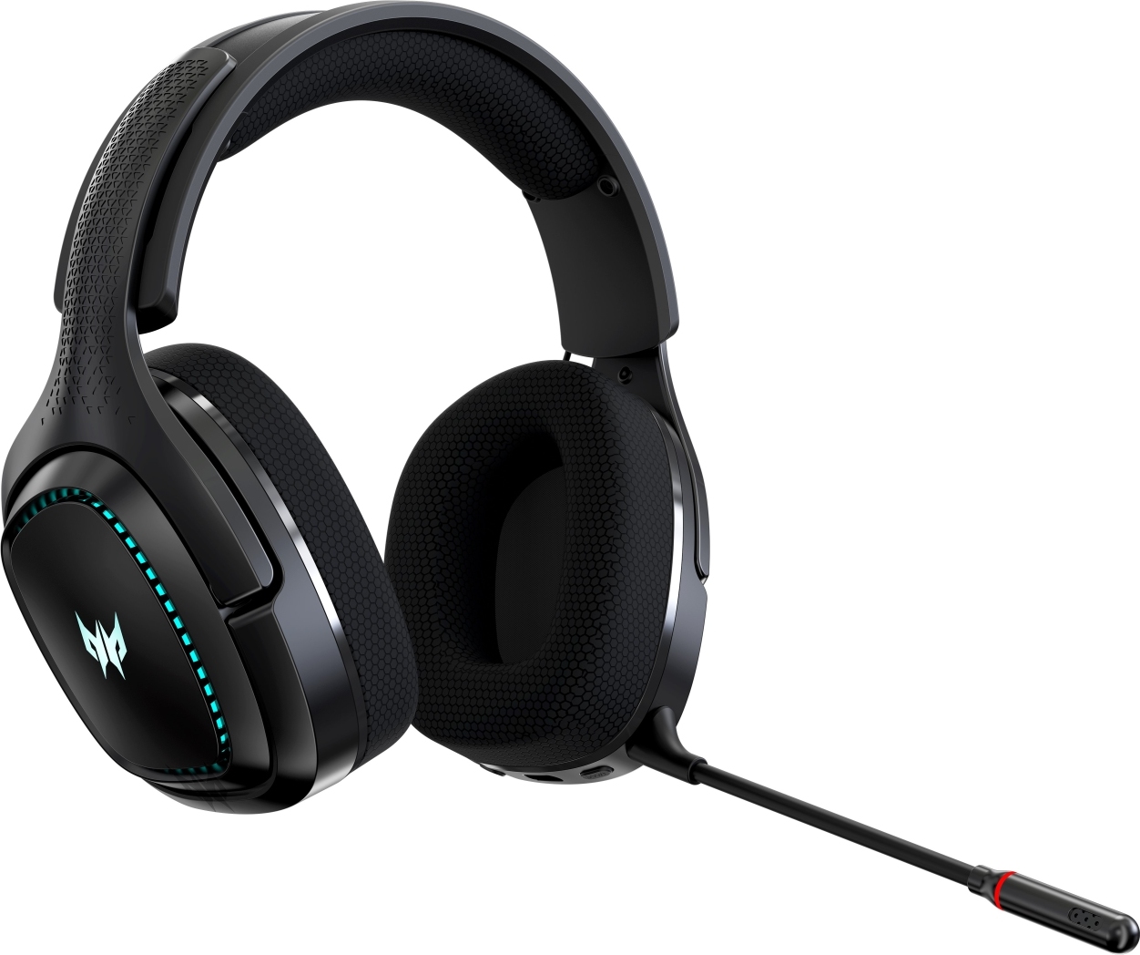 ACER Predator Galea 550 - bezdrátová herní sluchátka BT+2.4RF; 50mm neodymové měniče; odnímatelný mikrofon; fre