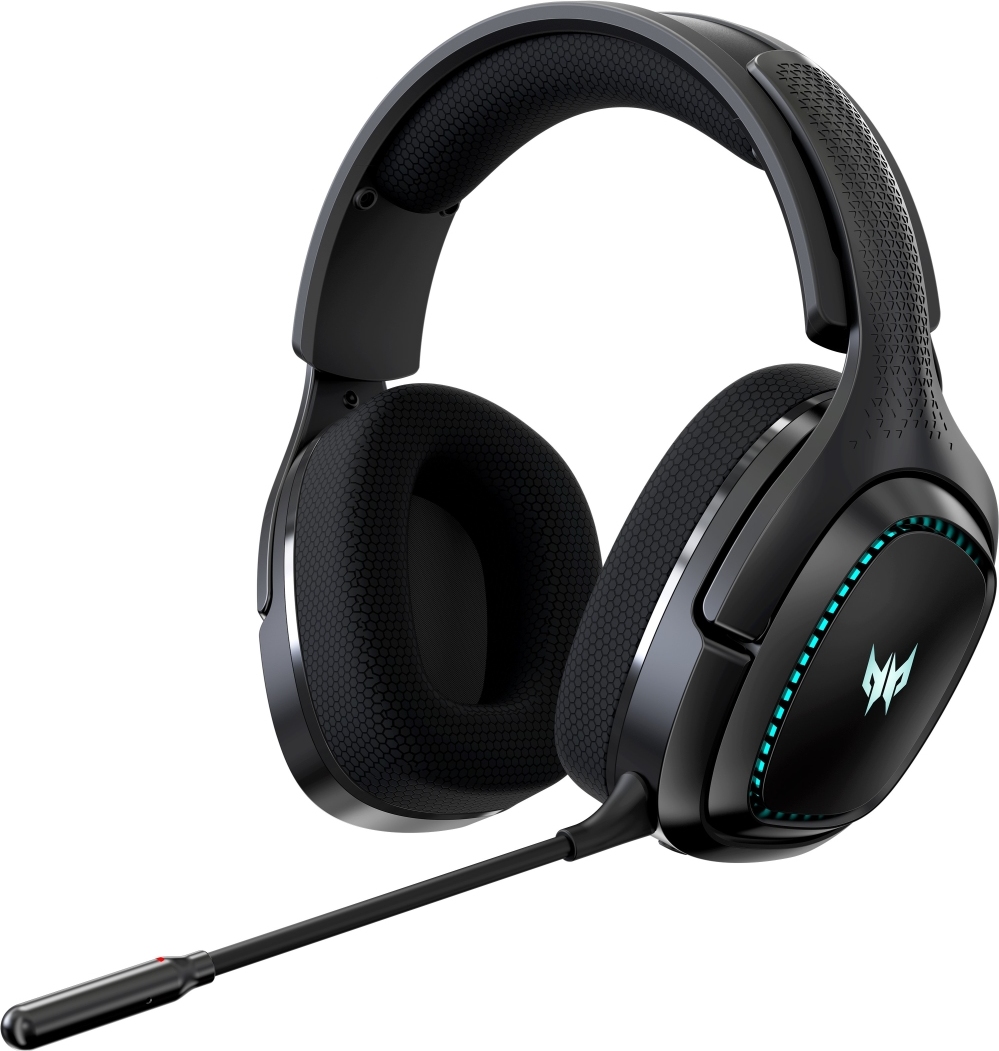 ACER Predator Galea 550 - bezdrátová herní sluchátka BT+2.4RF; 50mm neodymové měniče; odnímatelný mikrofon; fre