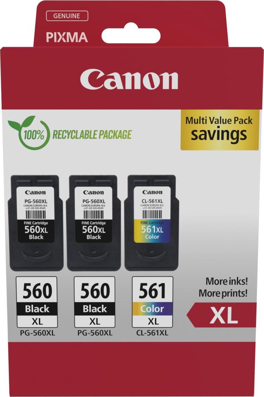 Canon CARTRIDGE PG-560XLx2/CL-561XL MULTI pro PIXMA TS535x, TS535xa, TS745x, TS745xi