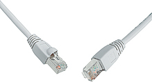 SOLARIX patch kabel CAT5E SFTP PVC 7m šedý snag proof