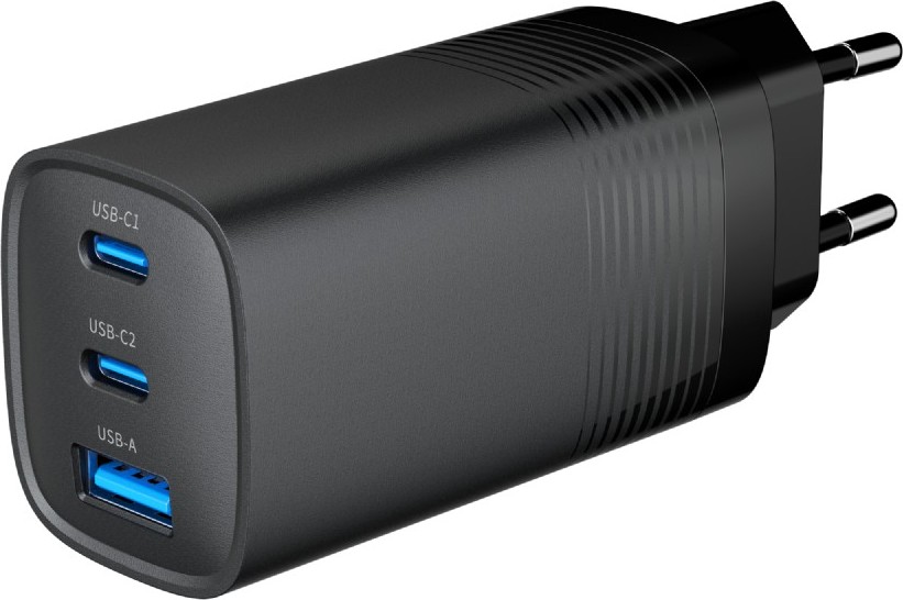 GEMBIRD PD nabíječka 1xUSB-A 2xUSB-C  67W černá