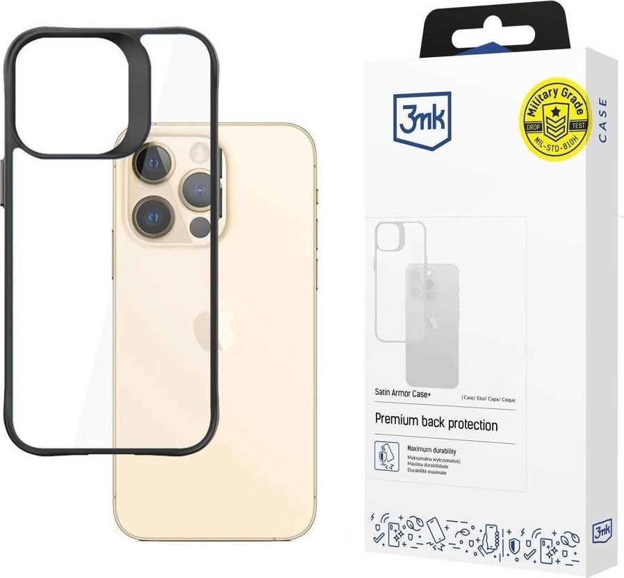 3mk ochranný kryt Satin Armor Case+ pro Apple iPhone 13 Pro Max