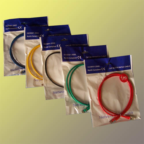 OEM Patch cord FTP cat5e 1,5M černý
