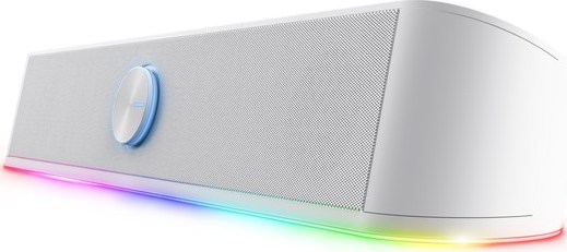 TRUST reproduktor GXT 619W Thorne RGB Illuminated Soundbar, bílá