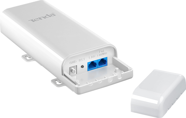 Tenda O3 Outdoor CPE 2,4 GHz WiFi-N 150Mb/s, 12 dBi, IP65, pasivní PoE výhybka + adaptér