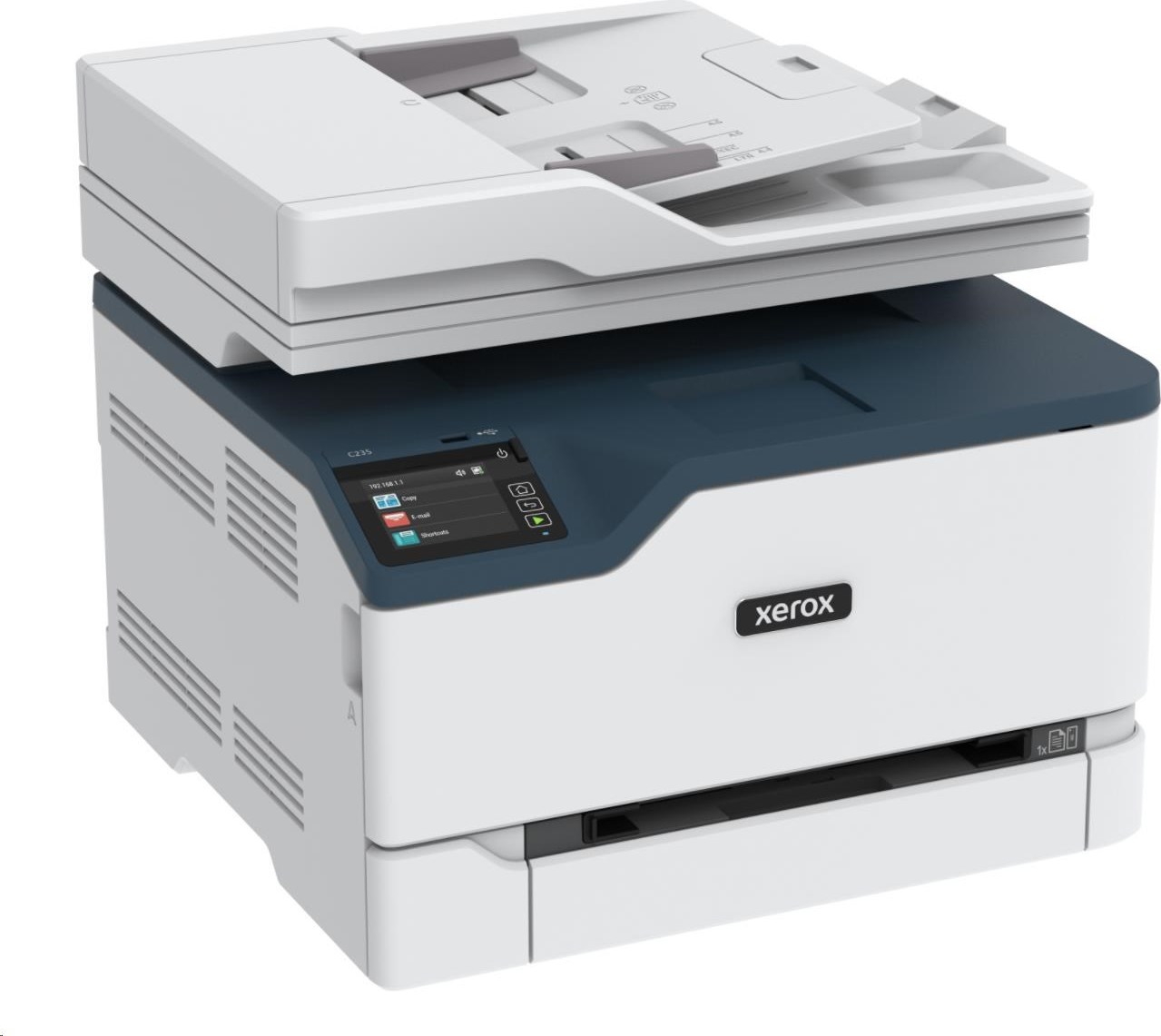 Xerox C235V_DNI, farebný laser. multifunkcia, A4, 22 strán za minútu, obojstranný tlač, ADF, WiFi/USB/Ethernet, 512 MB RAM, Apple AirPrint